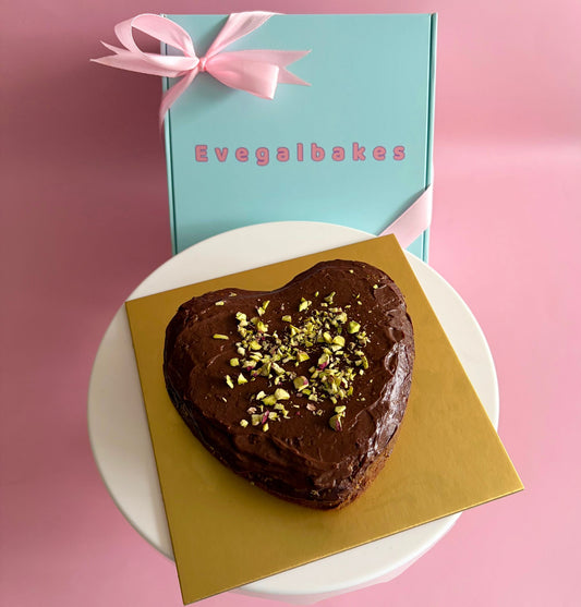 [NEW] Valentine’s Special: 6” Heart-Shaped Kunafa Brownie (Limited Edition)