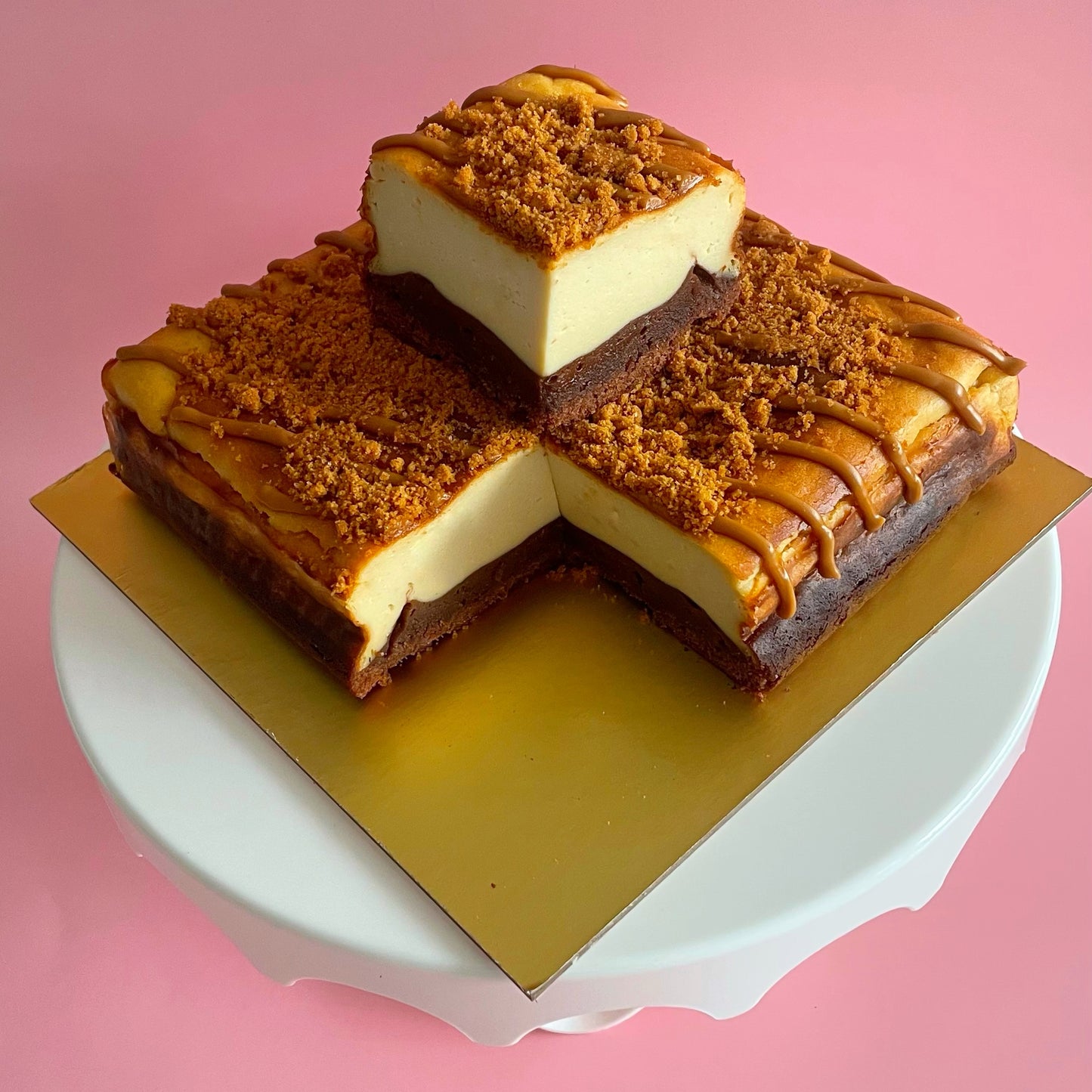 Biscoff Burnt Cheesecake Brownie