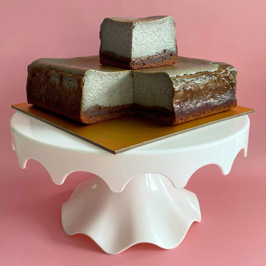 Black Sesame Tofu  Burnt Cheesecake Brownie