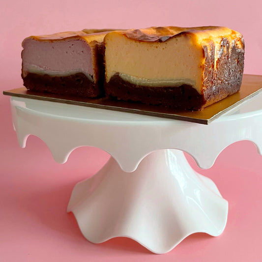 [NEW] Mochi Burnt Cheesecake Brownie - Rose Blossom and Purple Yam