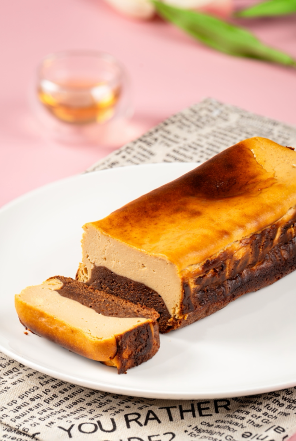 Evegalbakes Twin Flavour Burnt Cheesecake Brownie