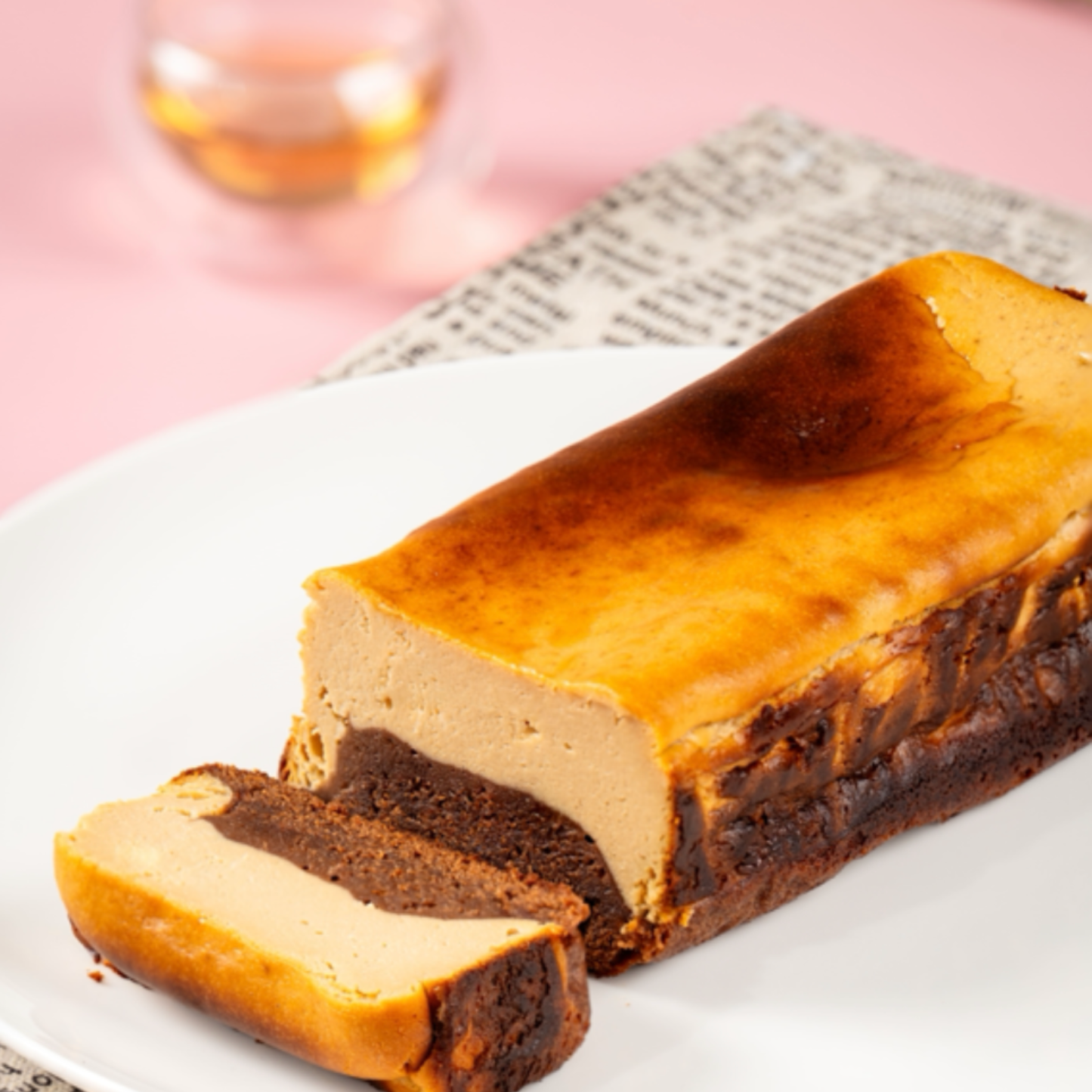 Evegalbakes Twin Flavour Burnt Cheesecake Brownie